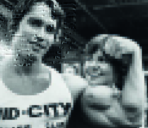 Arnold Schwarzenegger und Sally Field
