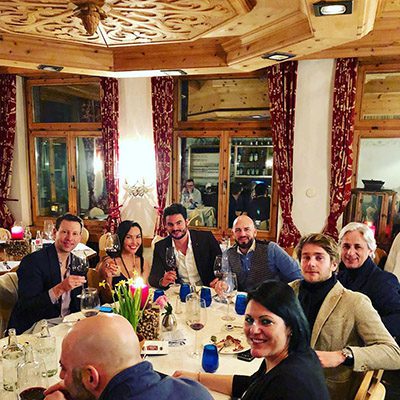 Like every year it’s nice to come to St Moritz ⛄️ and enjoy a nice company with your friends ? Maserati dinner ? @maserati_ch I Gulshat Uzenbaeva